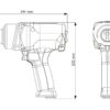 1" Slagmoersleutel 1100 Nm M10 - M30 - Afbeelding 2